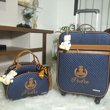 Bolsa e Mala Masculina de Bebê na Praia Grande