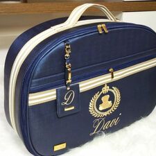 Lançamento Mala Maternidade Azul Masculina